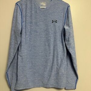 Under Armour Blue Long Sleeve Tee with Crew Neck